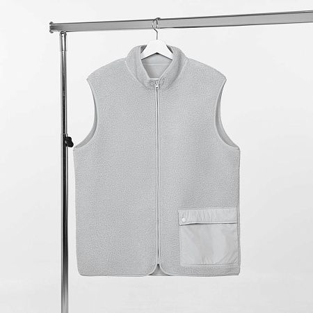 Жилет унисекс Oblako, светло-серый, размер XS/S