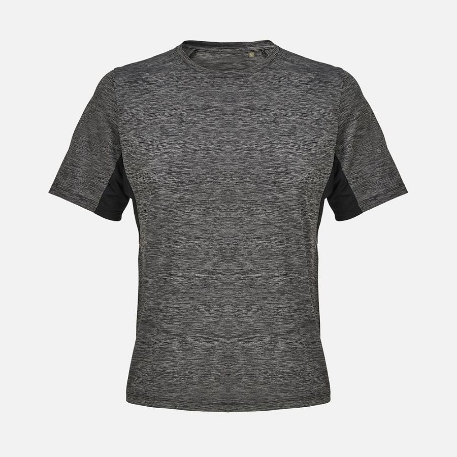 Футболка спортивная унисекс Storm, черная под нанесение