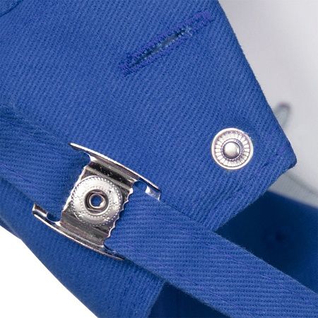 Кепка 5- панельная Oxford 300, c синим сендвичем, ярко-синяя