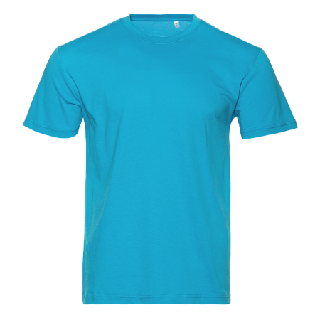 Футболка унисекс STAN, хлопок 150, 51, Бирюзовый,  (32)  (48/M)