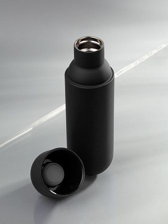 Термос Tubula Soft Touch, черный