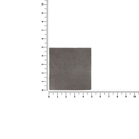 Лейбл кожаный Pasek, L, серый