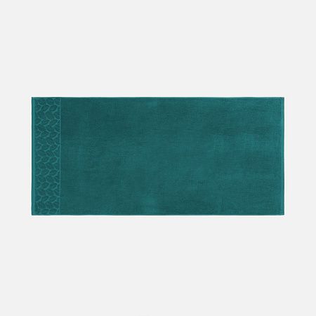 Полотенце махровое Hoya, большое, темно-бирюзовое
