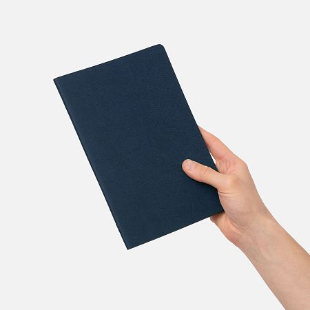 Блокнот Corsa slim, синий