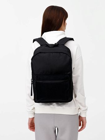 Рюкзак Patch Catcher с карманом из липучки, черный