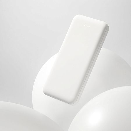 Внешний аккумулятор Elari Plus 10000 mAh, белый