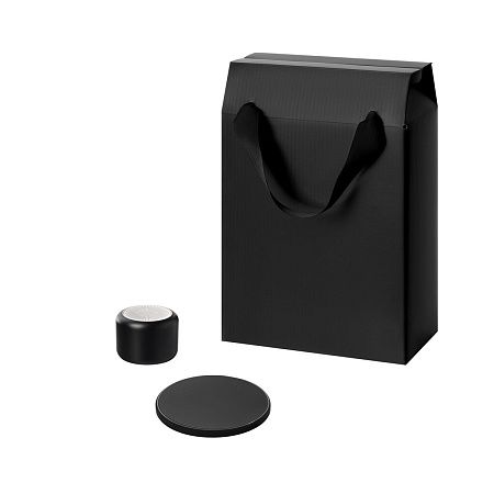 Подарочный набор Passion, Auris, черный (колонка, зарядное устройство)