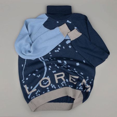 Джемпер на заказ Tricksy Net Reglan, полушерсть, размер S