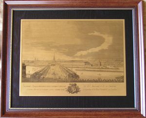 Гравюра "Вид Адмиралтейства"