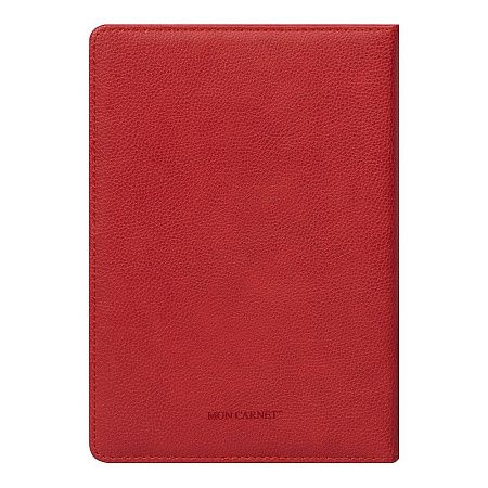 Ежедневник Smart Calabria Lafite A5, недатированный, в твердой обложке с поролоном, красный