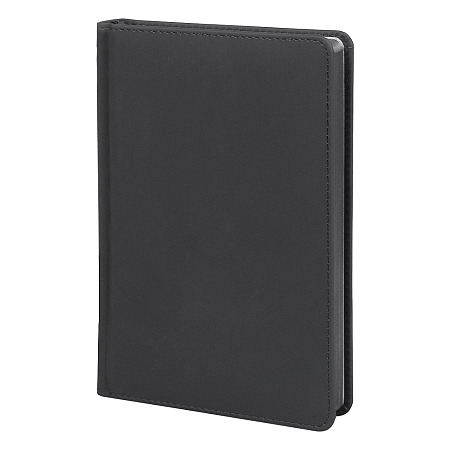 Ежедневник полудатированный Classic Soft А5, серый, в твердой обложке с поролоном