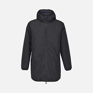 Куртка-парка унисекс Reverse, черная, размер 3XL