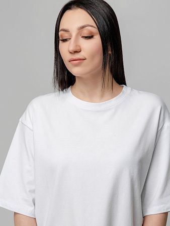 Футболка унисекс оверсайз Street Vibes, молочно-белая, размер XS/S