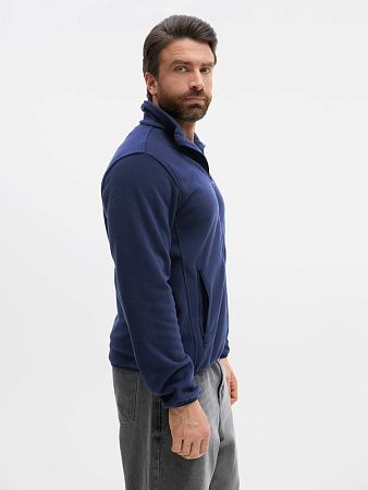 Куртка флисовая унисекс Ben Mac, темно-синяя, размер XXL