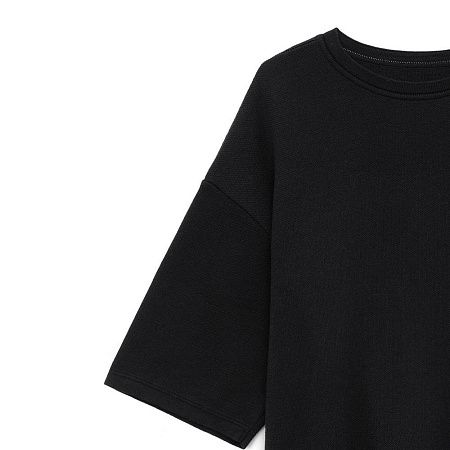 Джемпер с коротким рукавом Siluetti Volumica, черный, размер XL/2XL