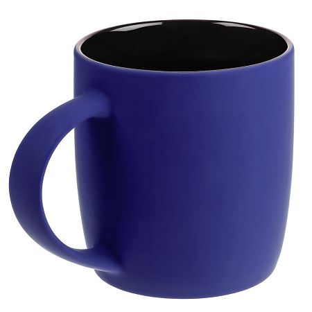 Кружка Surprise Touch Black с покрытием софт-тач, красная