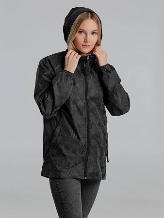 Ветровка светоотражающая Finvind, темно-серая, размер XXS