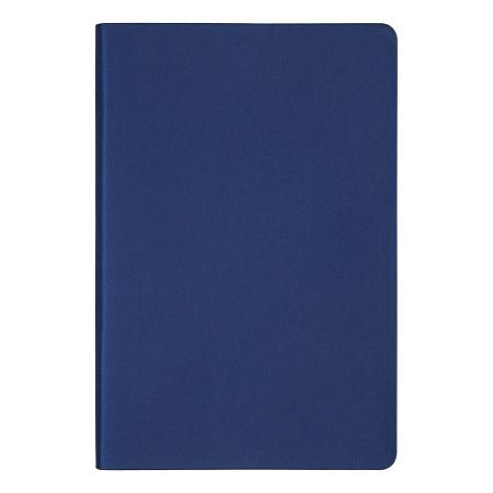 Ежедневник Flexy Soft Touch Latte А5, синий, недатированный, в гибкой обложке