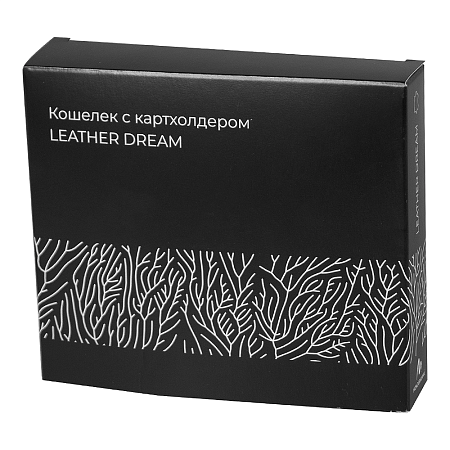 Кошелек с картхолдером для кредитных карт Leather Dream из нат. кожи, синий