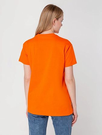 Футболка унисекс T-Bolka 160, оранжевая, размер L