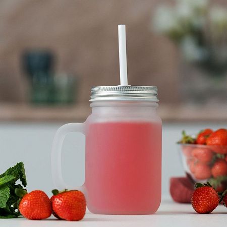 Банка для коктейлей Shake It Baby под сублимацию, матовая