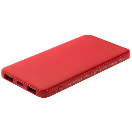 Внешний аккумулятор ENERGY SOFT TYPE-C, 5000 мА·ч Красный 5005.03