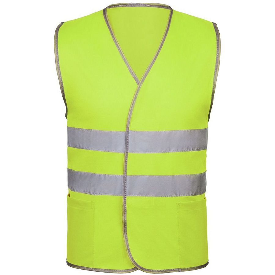 Сигнальный жилет СО-1 ТР, желтый флуоресцентный, размер M