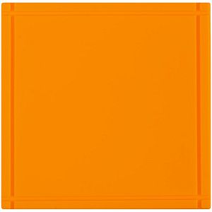 Лейбл из ПВХ Dzeta, L, оранжевый неон