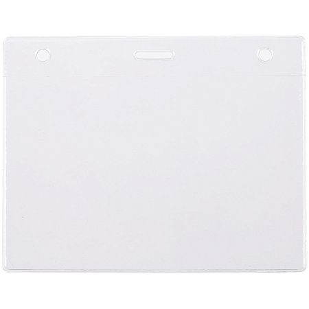 Карман для бейджа Lucid, горизонтальный, из фактурного ПВХ