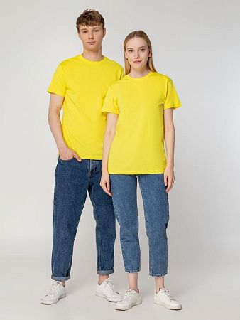 Футболка унисекс T-Bolka 160, желтая, размер XXL v2