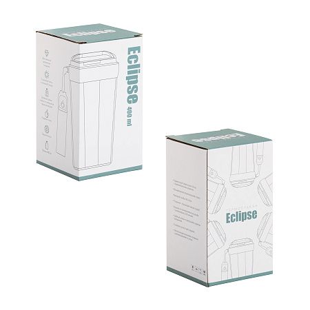 Термостакан "Eclipse_Мегаполис" 400 мл, покрытие пудра