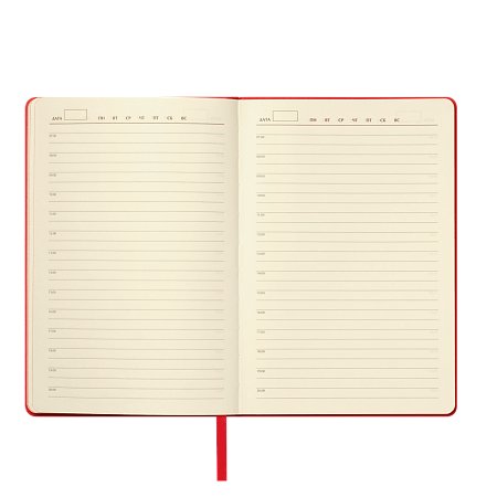 Ежедневник Molto недатированный, красный