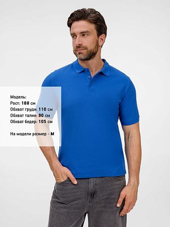 Рубашка поло унисекс Upswing, ярко-синяя, размер 3XL