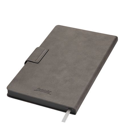 Ежедневник Риц (Ritz) недатированный, серый, твердая обложка
