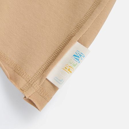 Лейбл хлопковый Doni, L, беленый