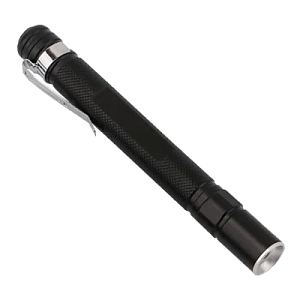 Фонарь Tools Dinan, алюминиевый, с клипсой, черный