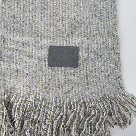 Шеврон Rectangle NUBA размер 50*20 мм, темно-серый, со скругленными углами