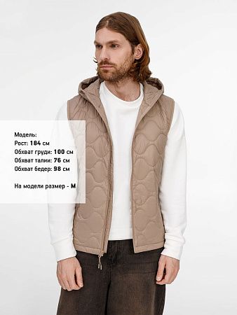 Жилет унисекс Tarnaby, бежевый, размер XXL