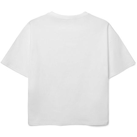 Футболка детская оверсайз Teezer, белая, размер 6 лет (110-116 см)