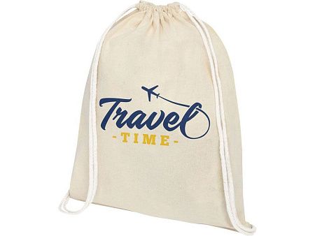 Рюкзак со шнурком «Tenes» из хлопка 140 г/м²