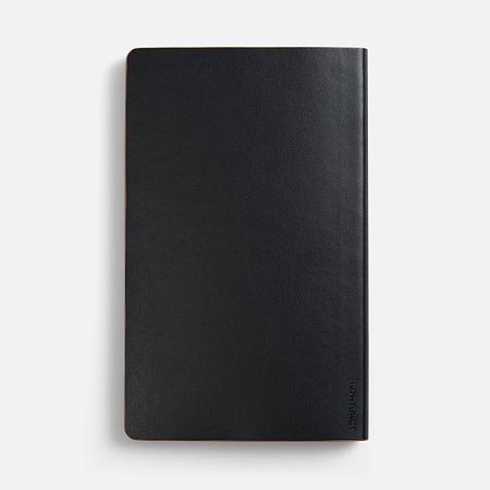 Ежедневник Trait, недатированный, черный с оранжевым