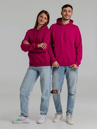 Толстовка с капюшоном Snake II ярко-розовая (фуксия), размер S