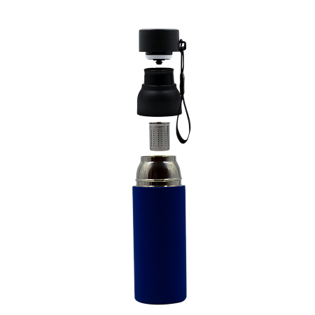 Термобутылка Button Black