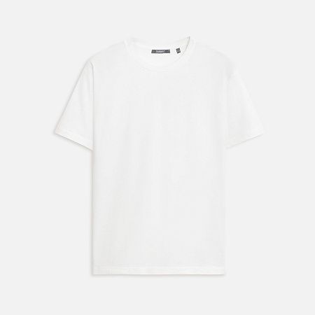 Футболка унисекс KRIS, 150 гр., белая (теплого оттенка), размер XL