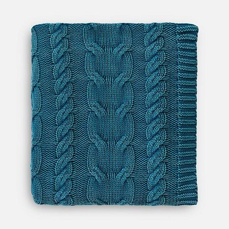 Плед Hygge, темно-зеленый