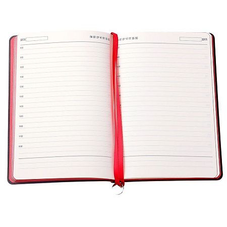 Ежедневник A5 недатированный Impero в мягком переплёте, красный