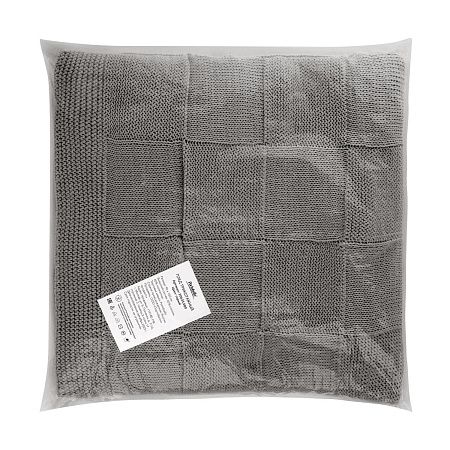 Плед Cella вязаный, серый (без подарочной коробки)