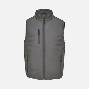 Жилет софтшелл унисекс Falcon BW, темно-серый, размер 4XL