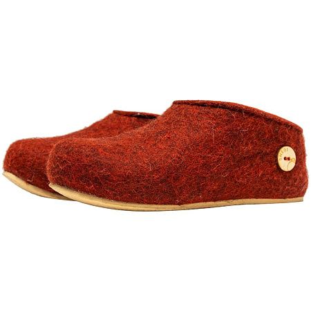 Домашние валенки Cant, красно-коричневые (терракот), размер 41