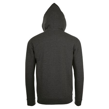 Толстовка унисекс Stone, черный меланж, размер L